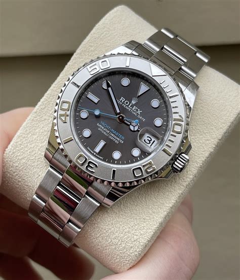 imitation rolex yachtmaster rhodium face|yacht master homage.